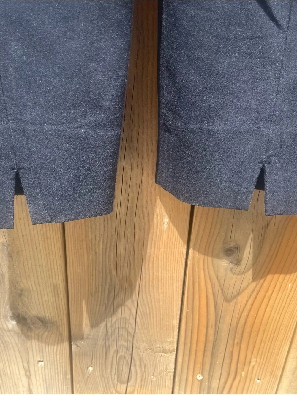 Vince Navy Ankle Cropped Pants - Picture 6 of 6